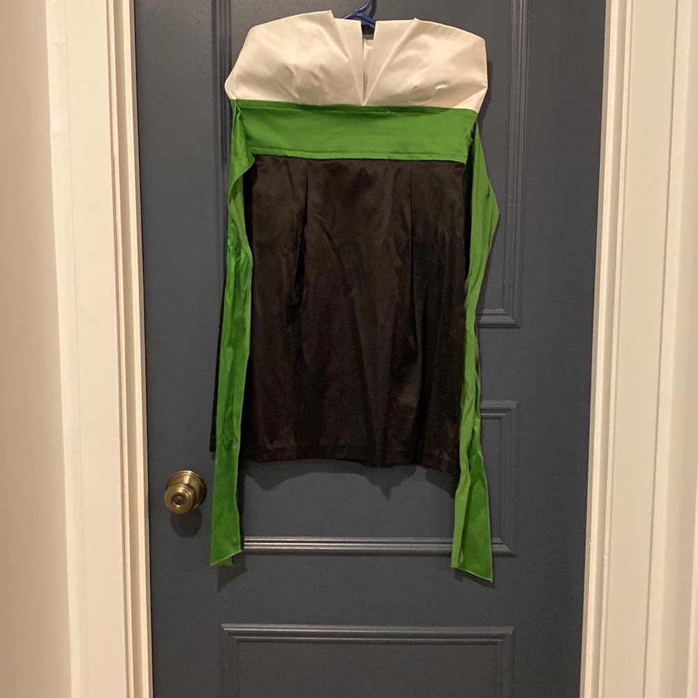 Black and Green Holiday Dress